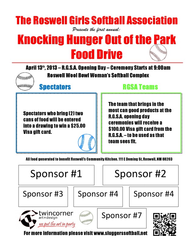 RGSA Food Drive 2013