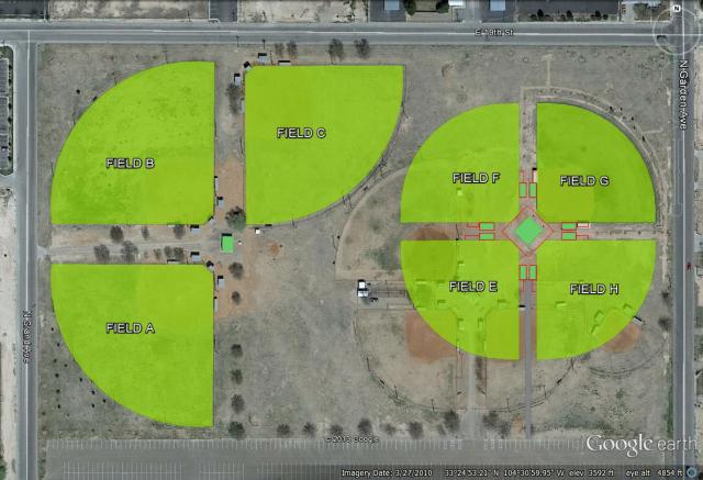 Wool Bowl Softball Complex NEW LAYOUT