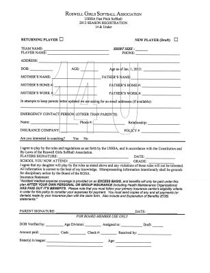 14u registration form
